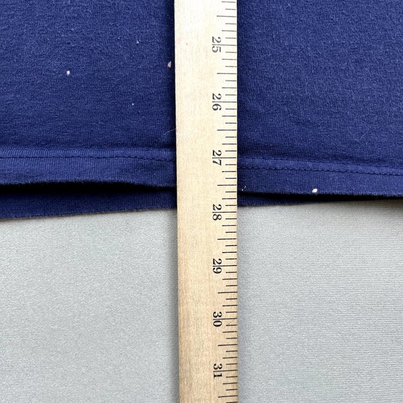 Vintage Emiliano Zapata T-Shirt Mens Medium Navy Blue Mexican Revolution Bandito - Picture 10 of 11